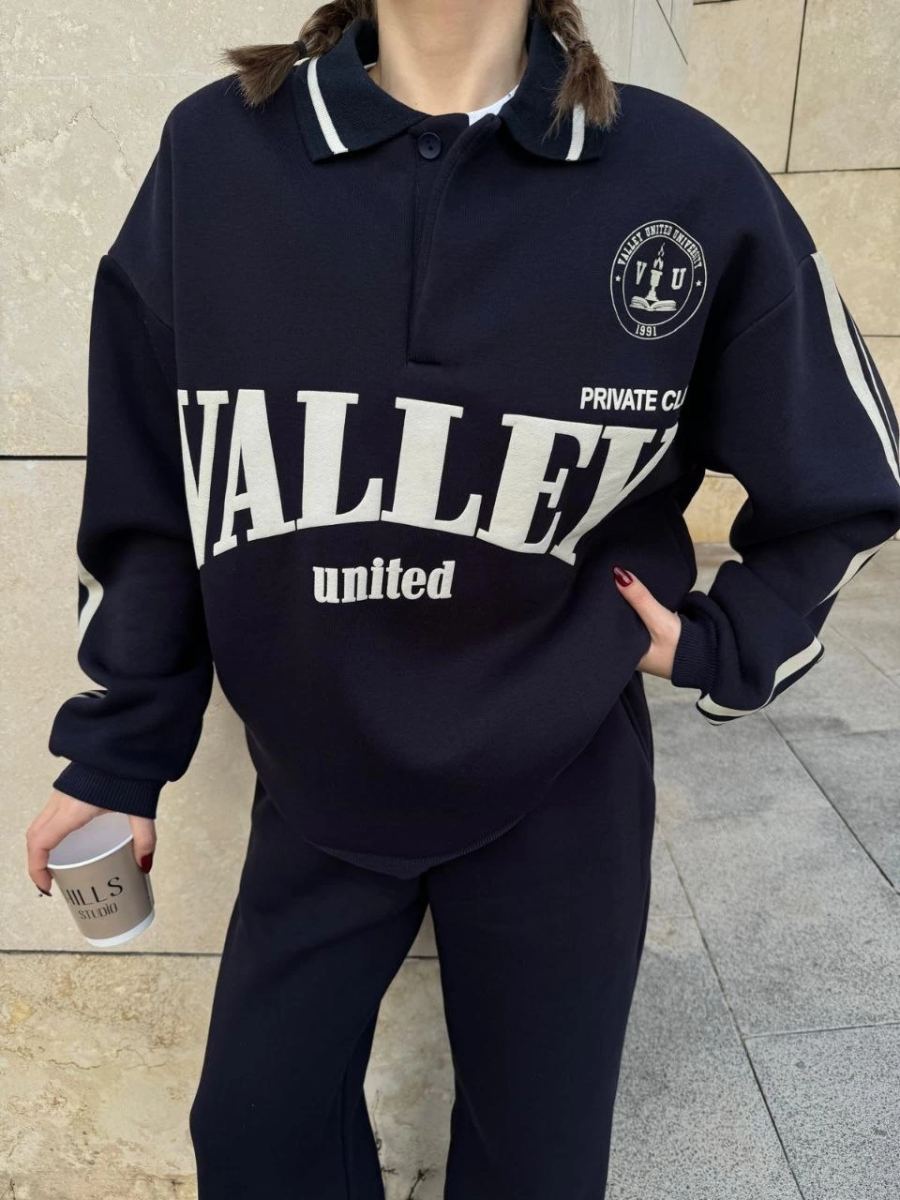 vlmrtr-7456_uc-iplik-yakali-sweat-baggy-pantalonlu-takim-siyah-5860448-sw960sh1280-2mqxi64s.jpg Kadın 3 İplik Pamuklu Yakalı Sweat Baggy Pantolonlu Alt-Üst Takım - Siyah - Görsel 1