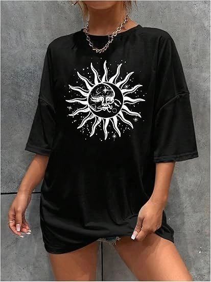 vlmrtr-7634_kadin-bisiklet-yaka-baskili-t-shirt-siyah-28892515-sw413sh550-1s5g0vbi.jpg Baskılı T-Shirt Bisiklet Yaka T-Shirt - Siyah - Görsel 1