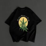 Baskılı T-Shirt Bisiklet Yaka T-Shirt - SiyahSiyah