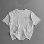 Erkek Baskılı T-Shirt Kısa Kol Bisiklet Yaka Regular Fit Yazlık Tişört -  Beyaz