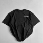 Erkek Baskılı T-Shirt Kısa Kol Bisiklet Yaka Regular Fit Yazlık Tişört - Siyah