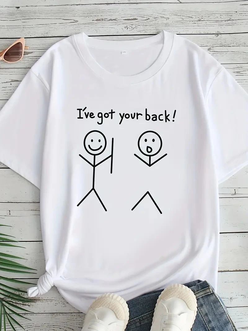 vlmrtr-8109_baskili-oversize-bisiklet-yaka-t-shirt-beyaz-85616984-sw800sh1067-84ij3f9w.jpg Kadın T-Sirt "I've Got Your Back" Baskılı Kısa kol Tişört - Beyaz - Görsel 1