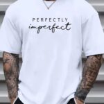 PERFECTLY Baskılı T-Shirt Bisiklet yaka t-shirt - Beyaz
