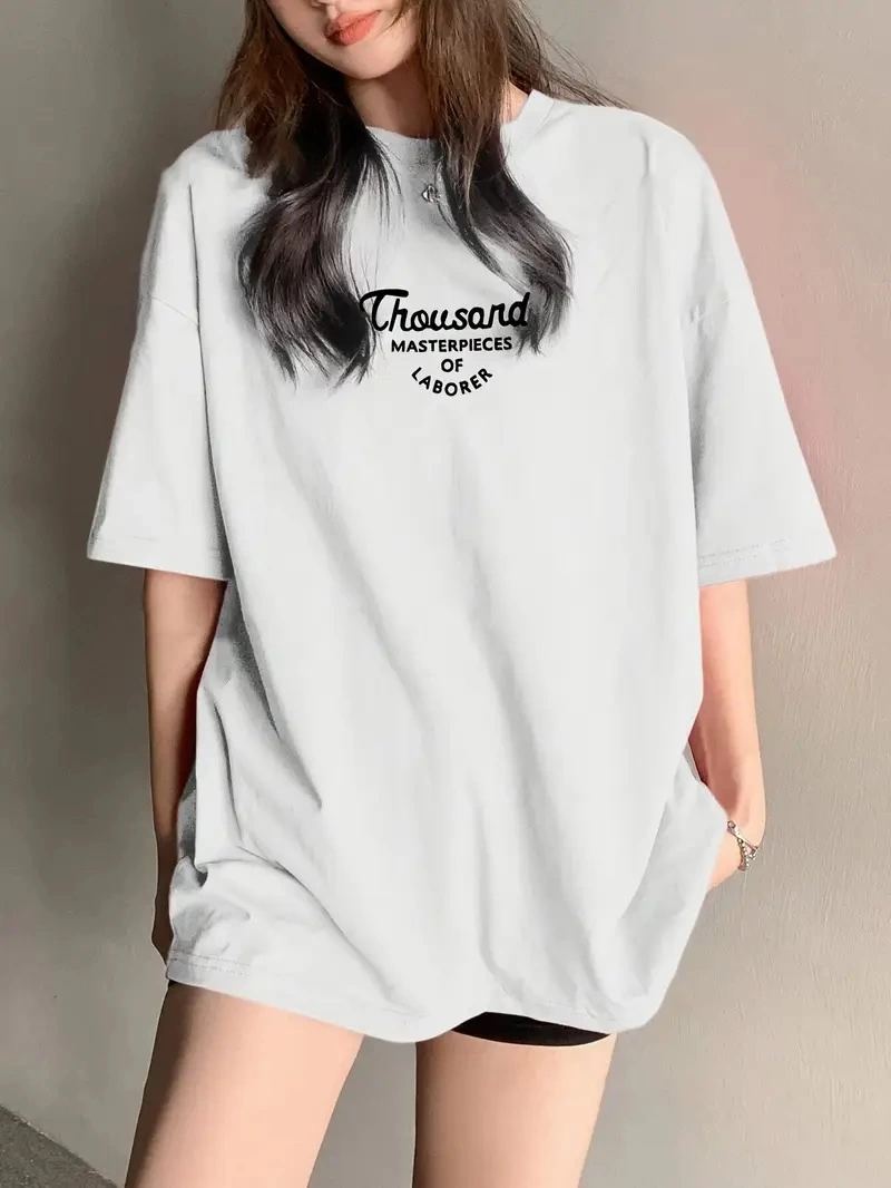 vlmrtr-8142_baskili-oversize-bisiklet-yaka-t-shirt-beyaz-62454747-sw800sh1066-2wxvgcr4.jpg Kadın Baskılı Tişört Bisiklet yaka yazlık Kısa Kol oversize t-shirt - Beyaz - Görsel 1