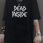 T-shirt Bisiklet Yaka Oversize T-Shirt - Siyah