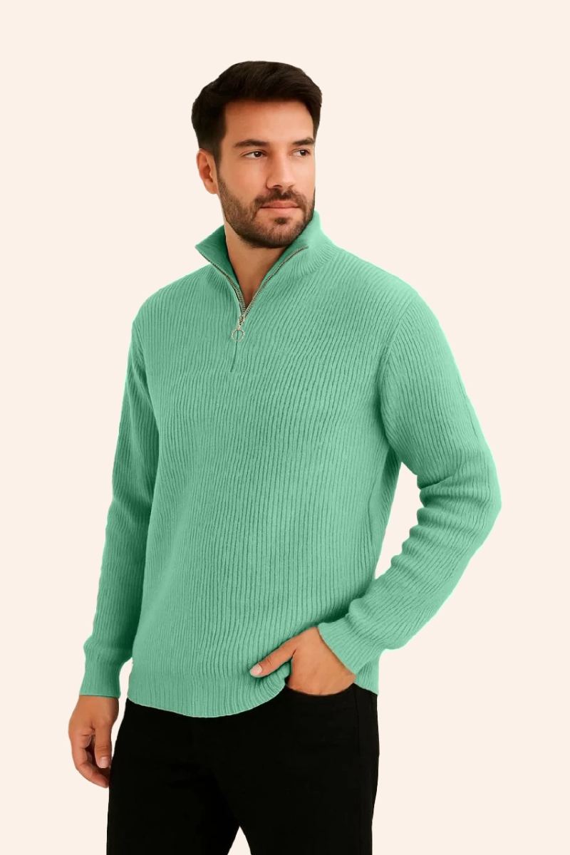 vlmrtr-8767_erkek-yarim-fermuarli-triko-kazak-selanik-orgu-dik-yaka-pamuklu-dokuma-regular-fit-uzun-kollu-kislik-model-mint-yesili-30588555-sw853sh1280-3u9ilqk5.jpg Erkek Yarım Fermuarlı Triko Kazak Selanik Örgü Dik Yaka Pamuklu Dokuma - Mint Yeşili - Görsel 1