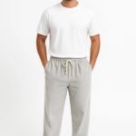 Erkek Fitilli Kadife Cepli Buggy Pantolon Oversize Rahat Kalıp - Gri