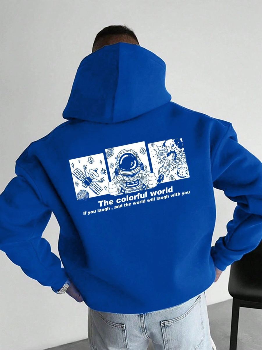 vlmrtr-9158_erkek-kapusonlu-oversize-hoodie-uc-iplik-pamuklu-astronot-temali-renkli-dunya-baskili-kanguru-cepli-46784681-sw1200sh1598-2srt6q01.jpg Erkek Baskılı Kapüşonlu Cepli Hoodie 3 İplik Pamuklu Sweatshirt - Saks Mavisi - Görsel 1
