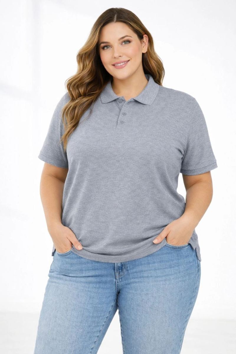 vlmrtr-9253_kadin-pike-kumas-dugmeli-yaka-battal-buyuk-beden-gunluk-kisa-kol-tisort-t-shirt-gri-94502318-sw853sh1280-2slji3yy.jpg Kadın Battal Beden Tişört Polo Yaka Pike Kumaş Kısa Kol T-Shirt - Gri - Görsel 1