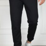 Jogger Eşofman Altı Cepli, Paça Lastikli , Spor Pantolon - Siyah