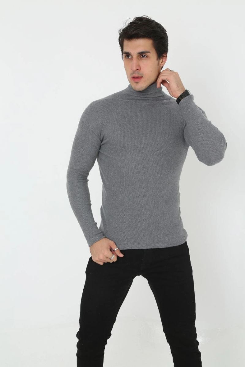 vlmrtr-9415_697cda01c9fda-39887226-sw853sh1280-3soy4kls.jpg Erkek Fitilli Kaşkorse Kumaş Boğazlı Full Likralı Slimfit Body - Füme - Görsel 1